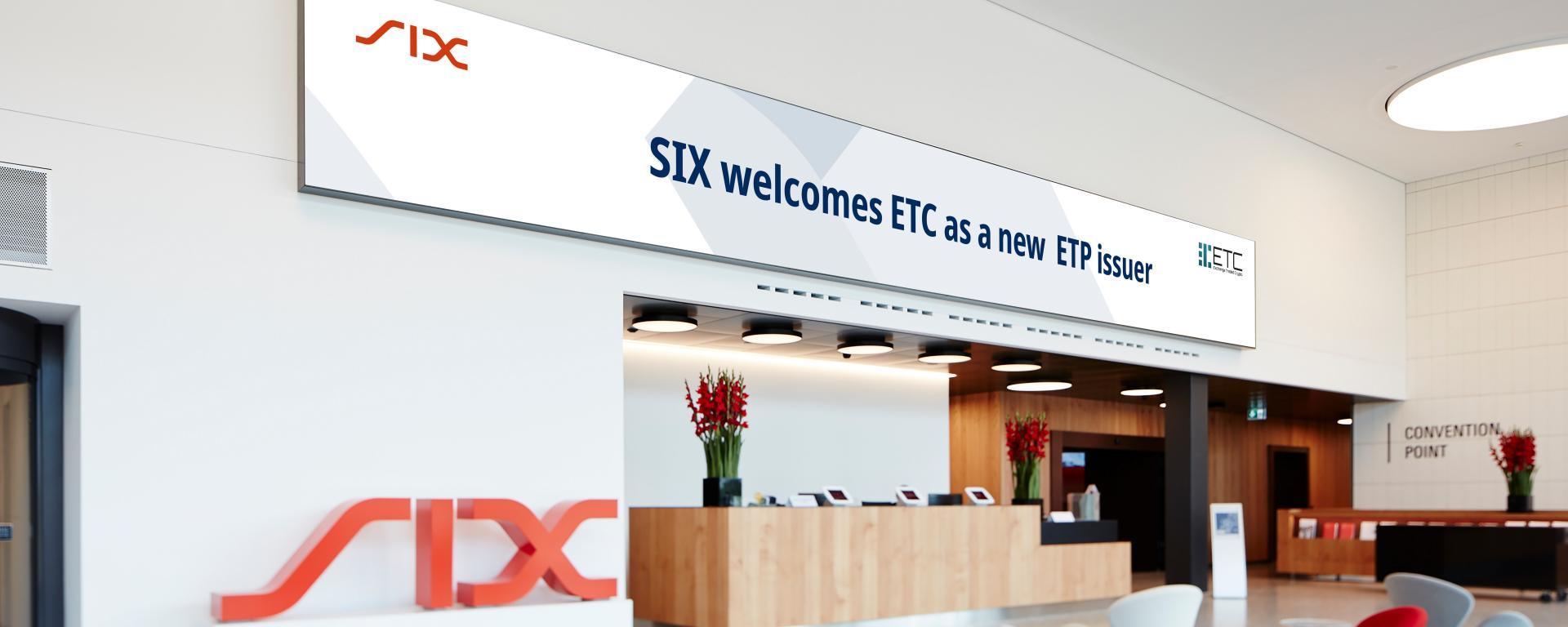 SIX 迎来 ETC Group 成为新 ETP 发行商,比特币 ETP 正式上市