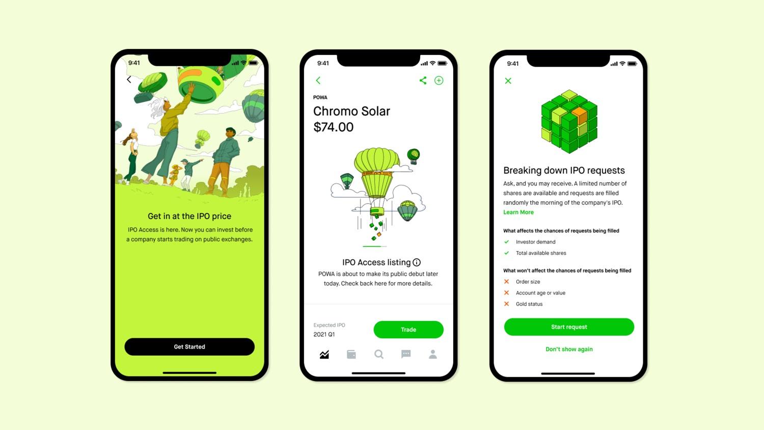 Robinhood 推出 IPO Access，散户可享 IPO 发行价购股