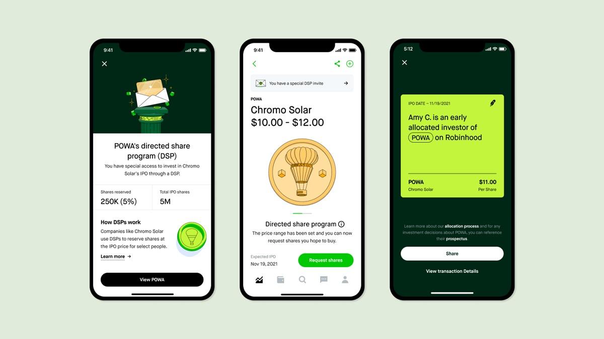 Robinhood推出“亲友”定向分享IPO计划