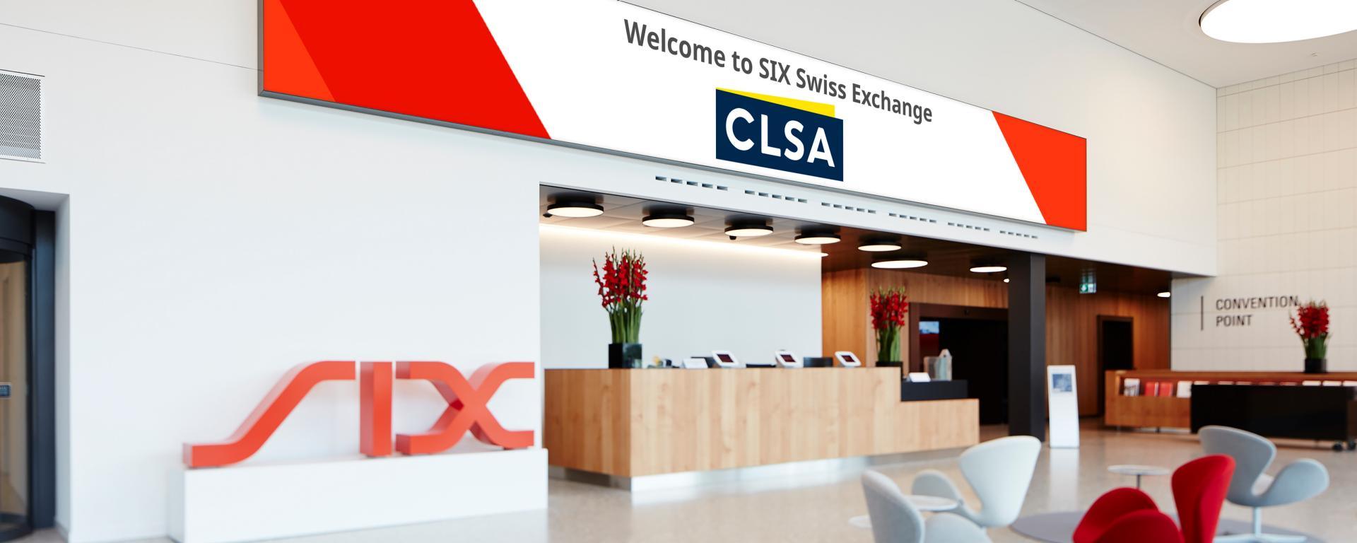 SIX Swiss Exchange 迎来 CLSA (UK) 成为新交易参与者