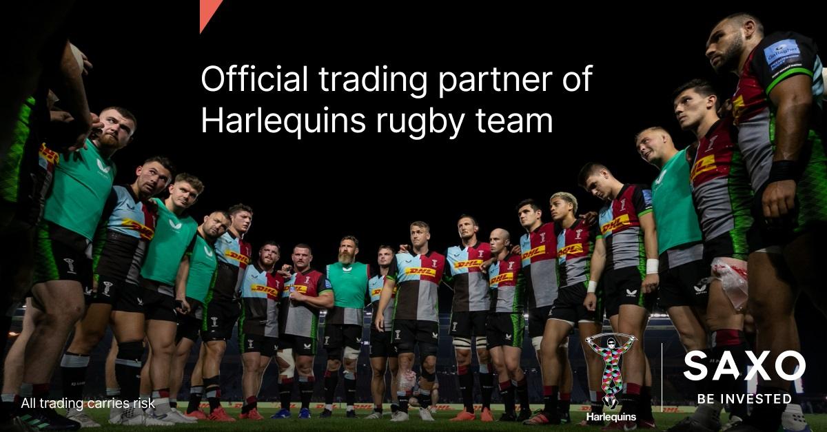 盛宝银行赞助Harlequins橄榄球队,成为官方交易合作伙伴
