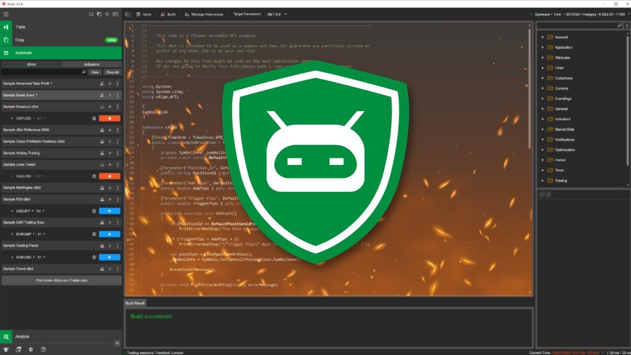 cTrader Desktop 4.6 发布：cBots 容错与自动化 API 增强