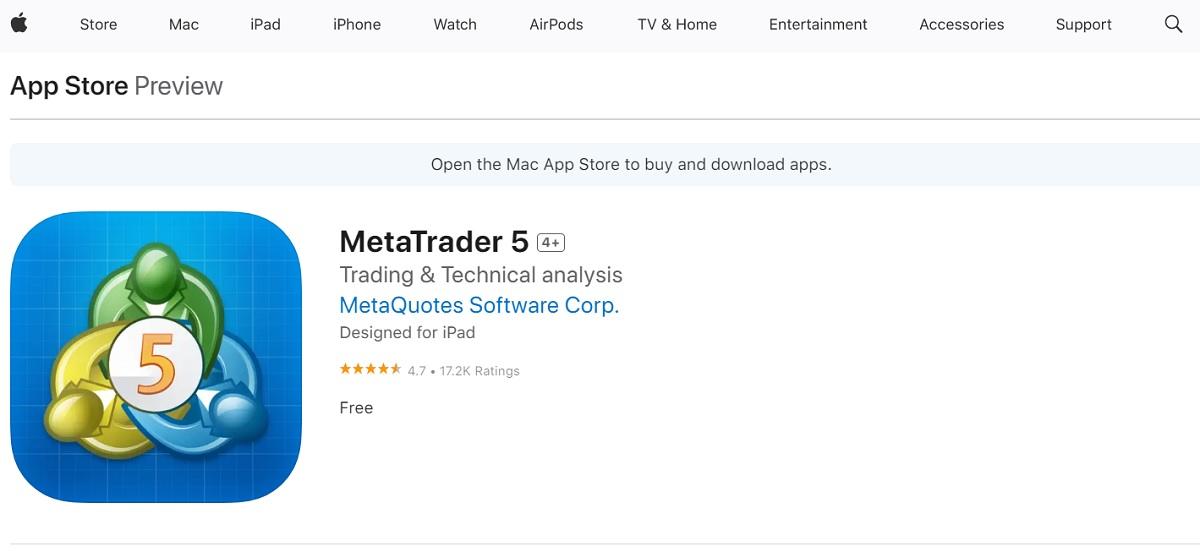 独家：MT4和MT5重新上架苹果App Store
