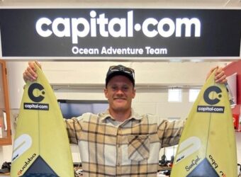 Capital.com 赞助世界风筝冲浪冠军 James Carew