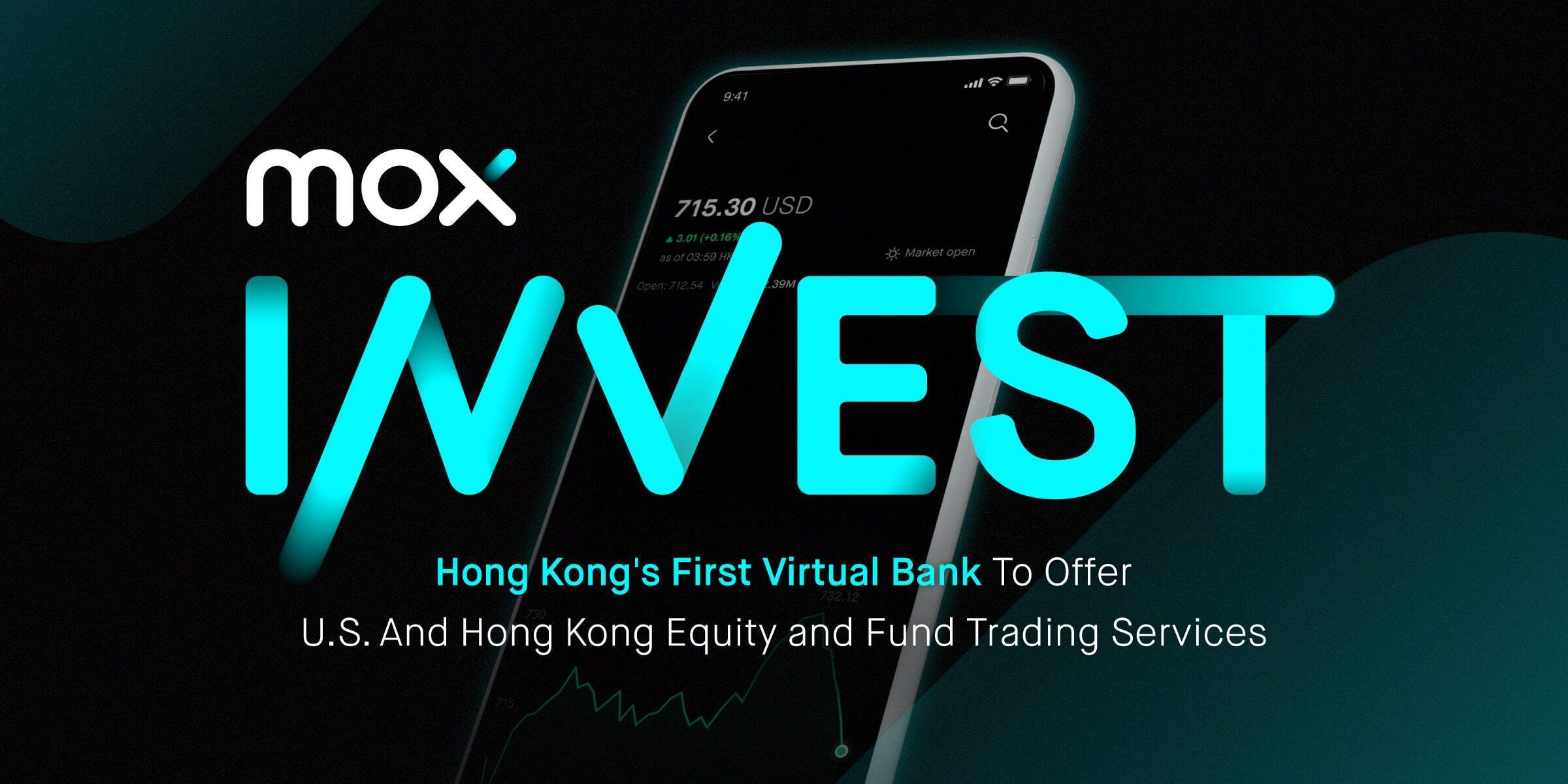 Mox Invest 向全港消费者开放，成首家提供美股碎股交易的虚拟银行