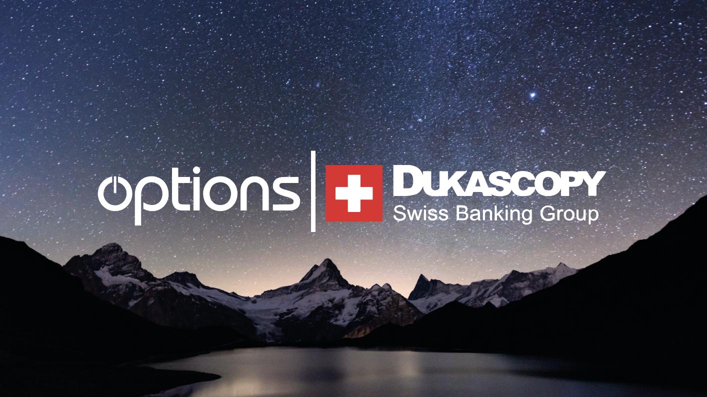 Options与Dukascopy达成合作，提供美股实时行情数据