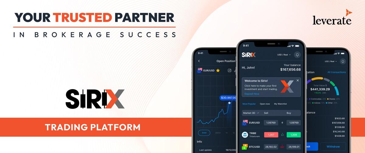 Leverate 重磅升级 SiRiX 交易平台，赋能自营交易公司
