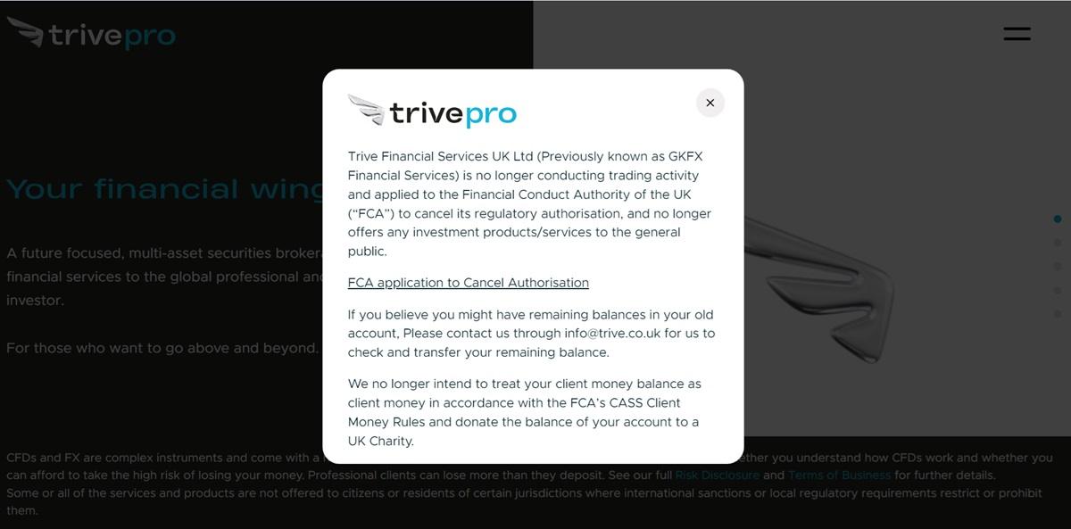 独家：Trive UK 主席 Marcus Scarlett 在 FCA 牌照取消前辞职