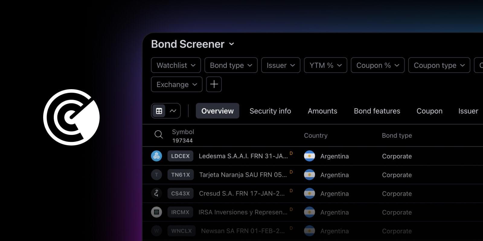 TradingView 推出债券筛选器，助力交易者高效分析债券