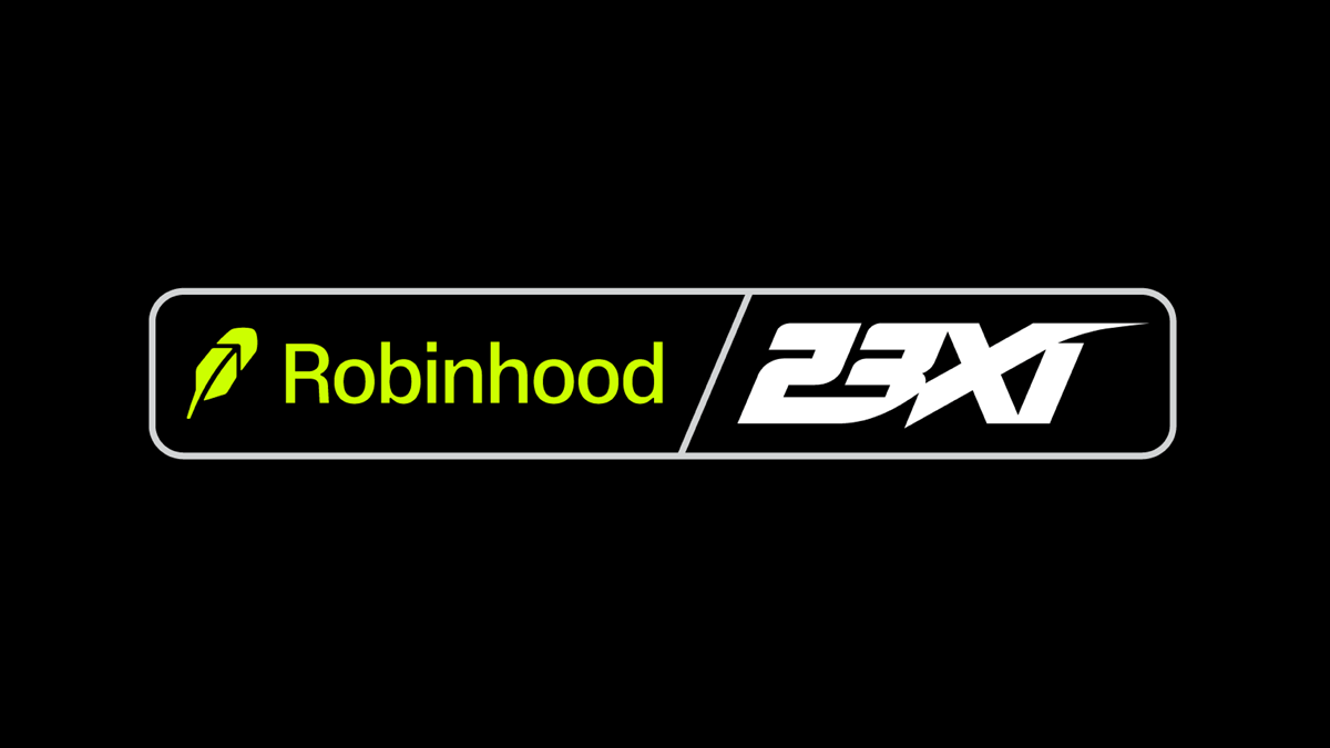Robinhood赞助23XI Racing车队，正式进军NASCAR赛车领域