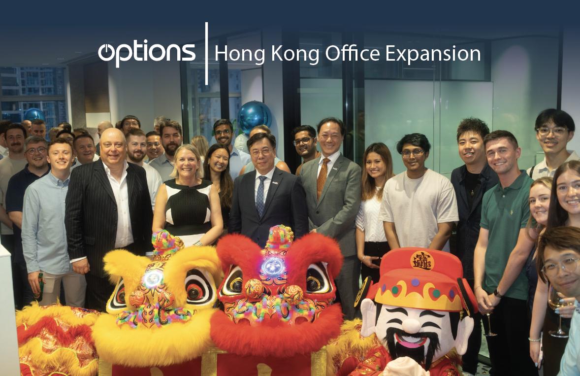 Options Technology 在香港中环开设新办公室，获投资推广署支持