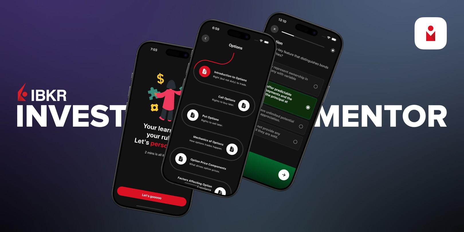 盈透证券推出IBKR InvestMentor移动微学习应用