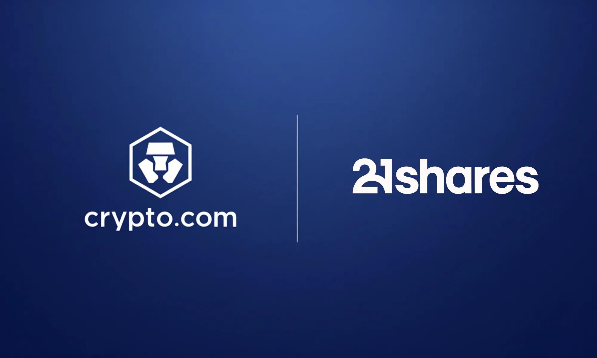 Crypto.com与21Shares US合作推出追踪CRO代币的新投资产品