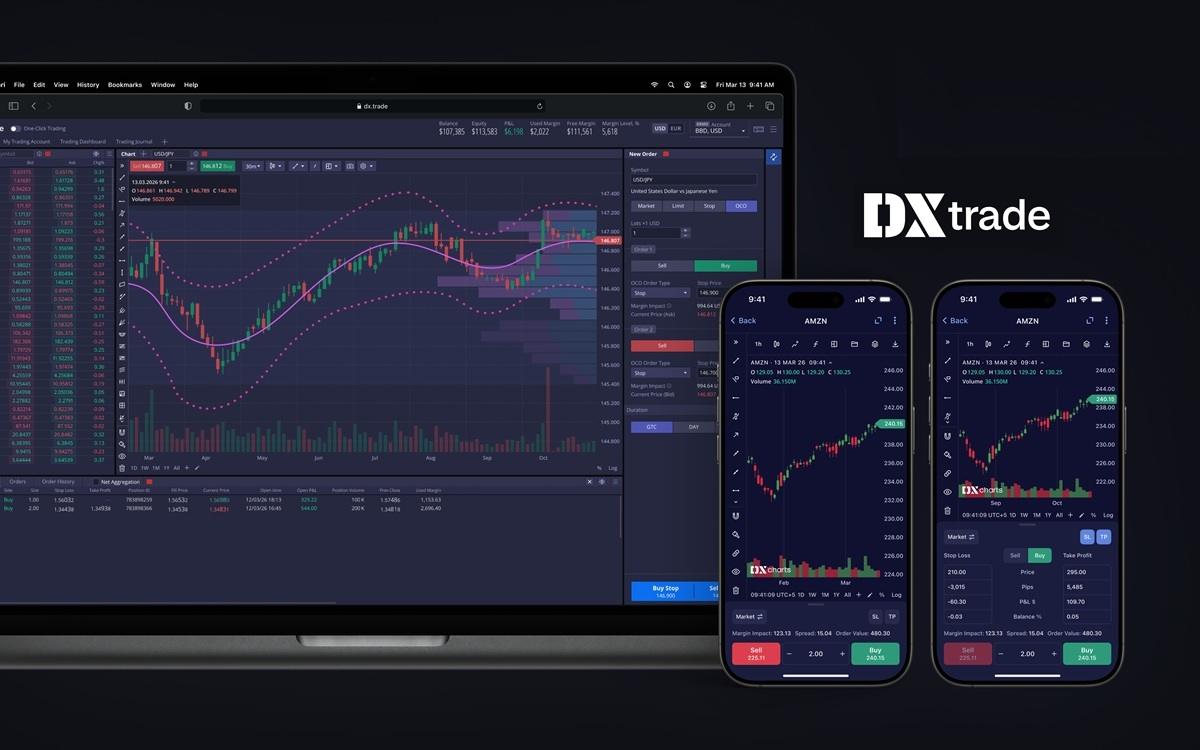 DXtrade 发布更新：新增侧边栏订单录入与固定主页工作区