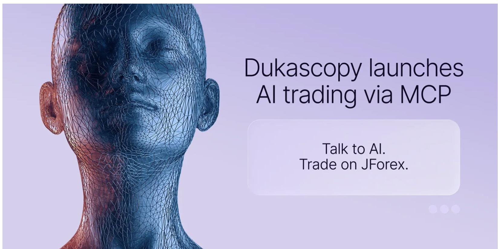Dukascopy Bank 推出AI聊天助手交易，成首批瑞士银行之一