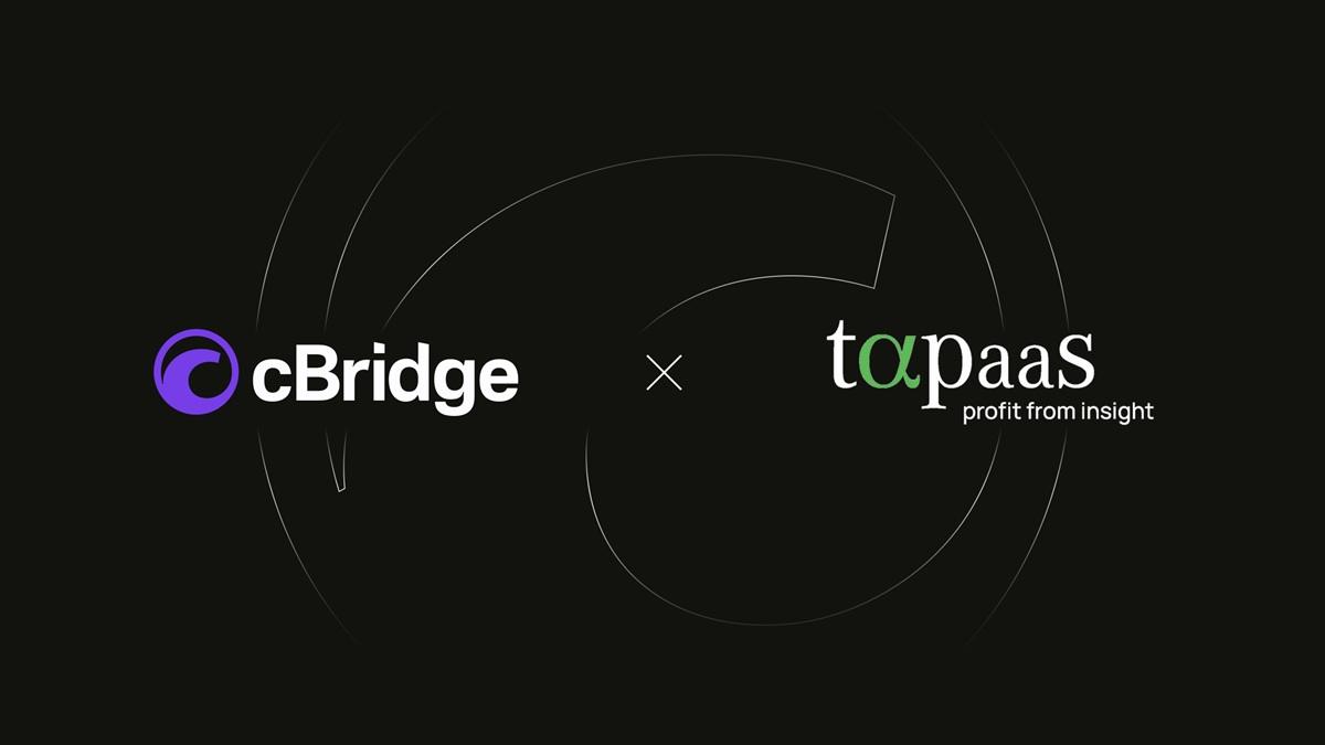 cBridge 与 Tapaas 达成合作，为经纪商提供实时风险情报