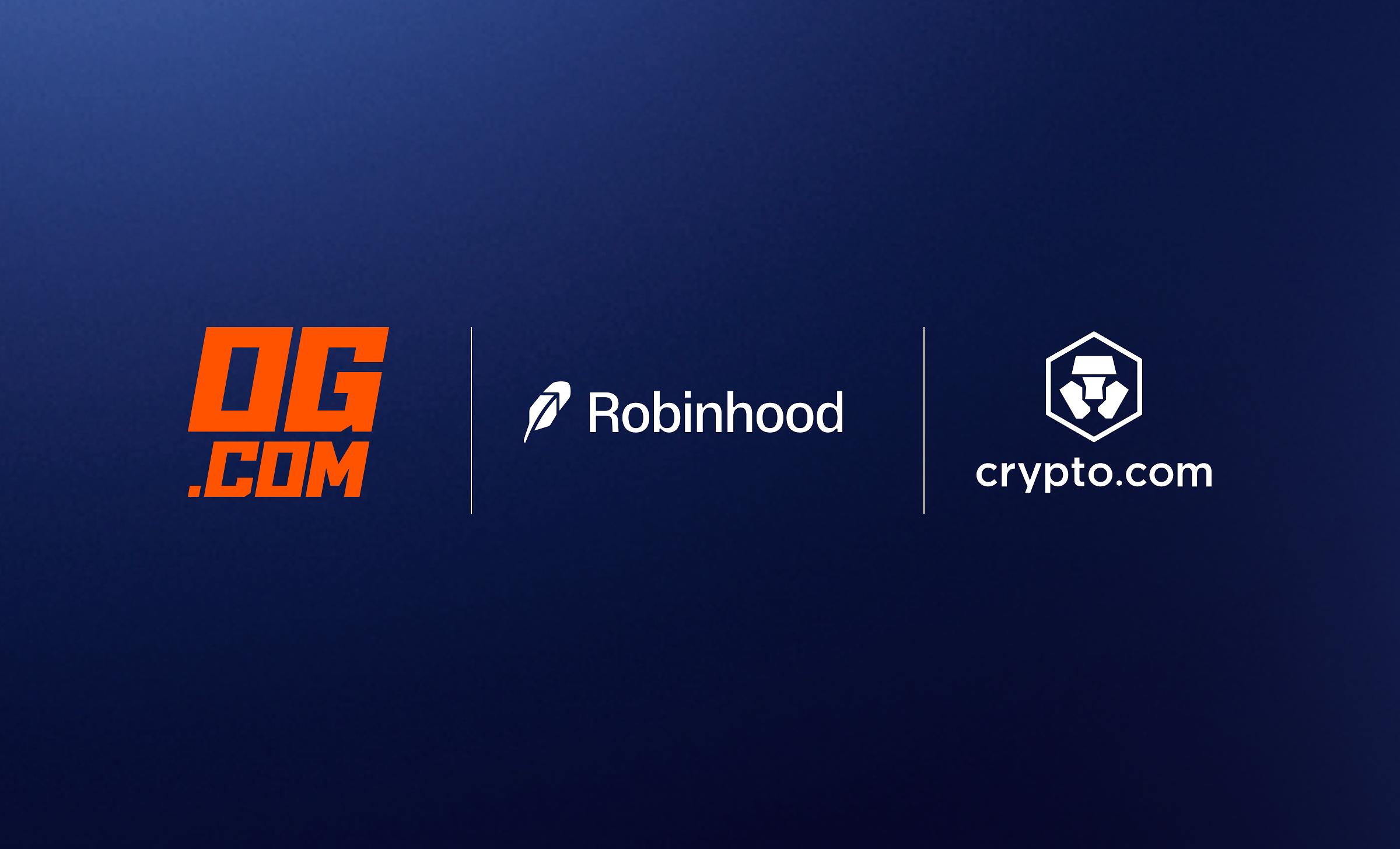 Robinhood 选择 OG.com 作为预测市场基础设施与清算提供商