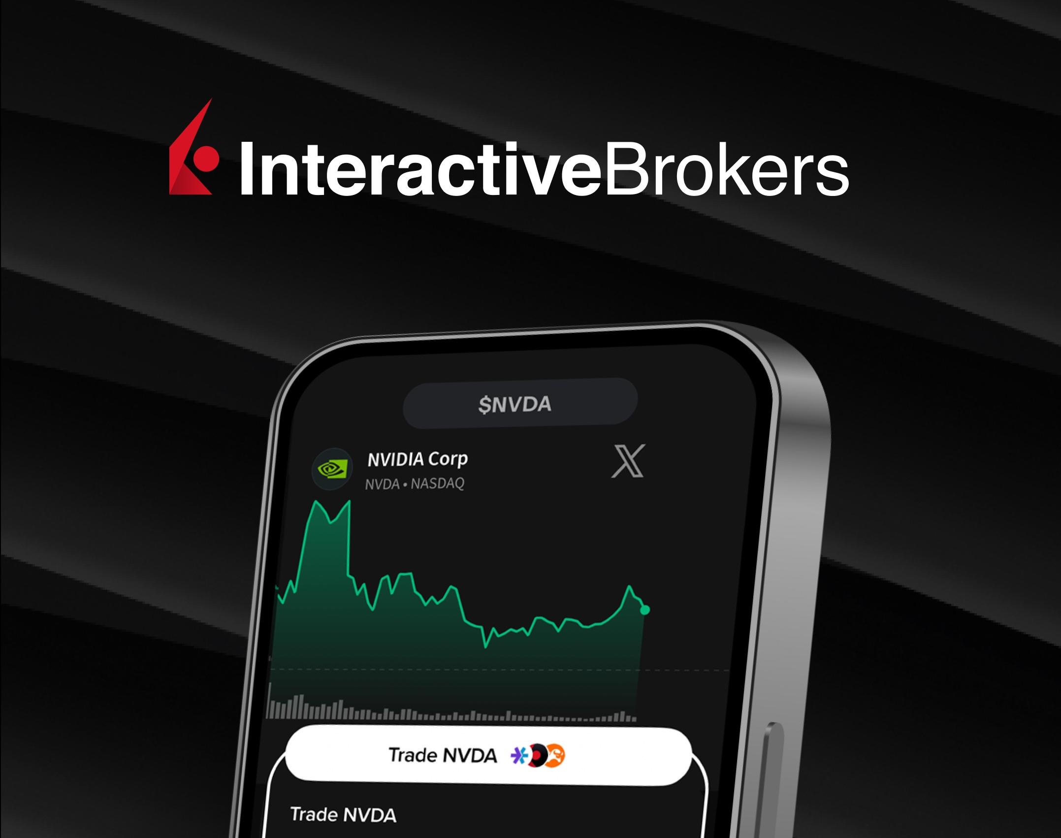 Interactive Brokers 与 X Cashtags 集成，美国投资者可从推文直接交易