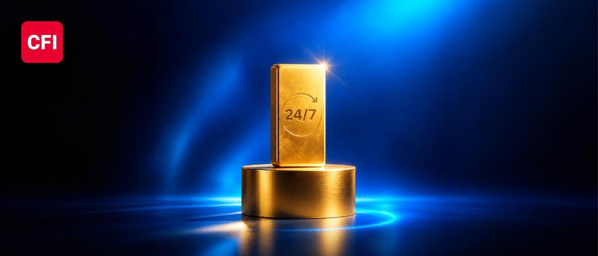CFI推出Gold 24/7，将黄金交易拓展至周末全天候